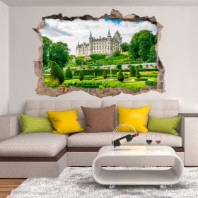 Vinile 3D Castello di Dunrobin Scozia