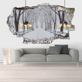 Parco di neve 3D vinile