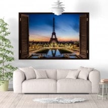 Vinyl Windows Parigi Tour Eiffel