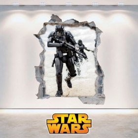 Adesivi da parete Star Wars 3D