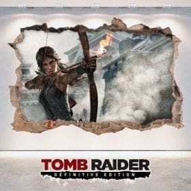 Vinile video gioco 3D Lara Croft Tomb Raider edizione definitiva