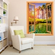 Windows in Cascate tramonto vinile