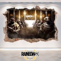 Rainbow Six assedio Pro League vinile 3D Tom Clancy