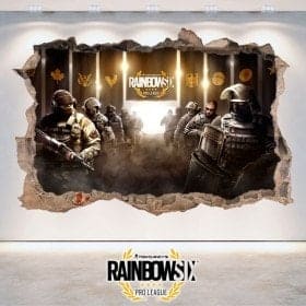 Rainbow Six assedio Pro League vinile 3D Tom Clancy