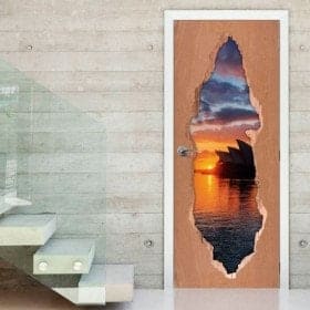 Tramonto in Australia 3D porte vinile