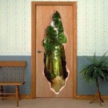 Porte di vinile 3D Parco Nazionale Redwood