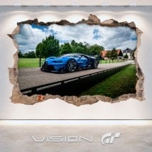 Luminescent pannelli divisori Gran Turismo di fluowall Bugatti 3D Vision