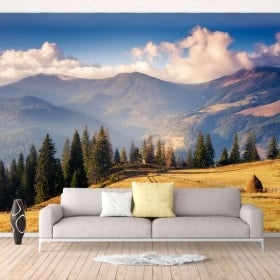 Natura e montagne di murales muro foto