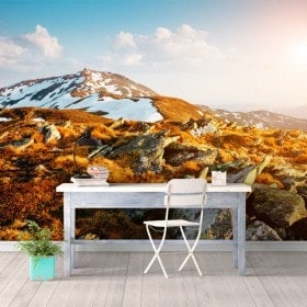 Fotomurali neve montagne