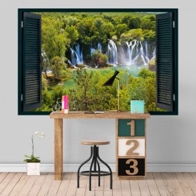 Natura di Cascate di vinile Windows 3D