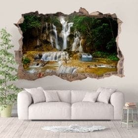 Cascate di vinile in natura 3D