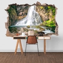 Montagna di vinile decorativo 3D cascate