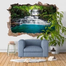 Natura di vinile decorativo 3D cascate