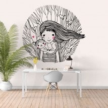 Amore animale vinile decorativo