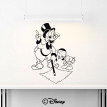 Bambini in vinile zio Paperone e nipote