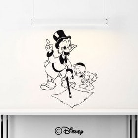 Bambini in vinile zio Paperone e nipote