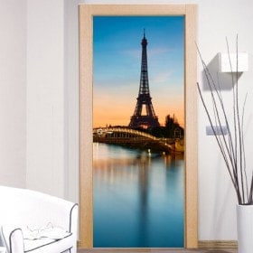Porta vinile decorativo Torre Eiffel di Parigi
