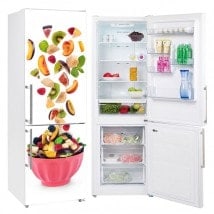 Adesivi per frigoriferi con cesto di frutta