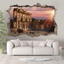 Adesivi 3D Biblioteca di Celsus Turchia