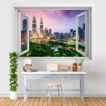 Finestre in vinile 3D Kuala Lumpur Malaysia