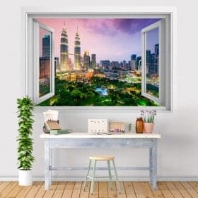 Finestre in vinile 3D Kuala Lumpur Malaysia