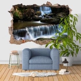 Adesivi da parete 3D cascata Ferven&ccedil;a Portugal