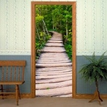 Vinile decorative porte modo nella natura