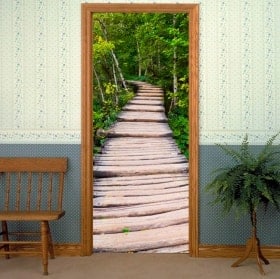 Vinile decorative porte modo nella natura