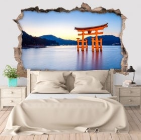 Adesivi murali Torii 3D