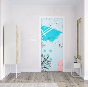 Adesivi delle porte i colori della passione