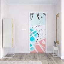Decalcomanie porte colori tropicali