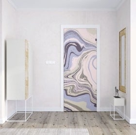 Porte di decorazione in vinile colori marmorei