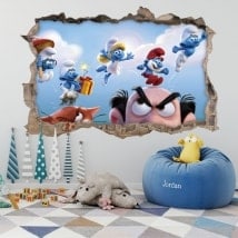 Vinili e adesivi i Smurfs 3D