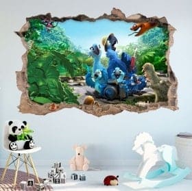 Adesivi da parete 3D Fiume 2