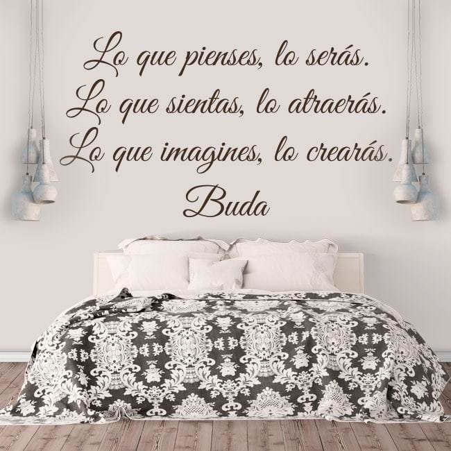 🥇 Adesivi da parete frase di Buddha 🥇