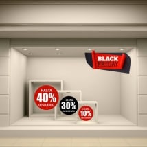 Vinili per negozi venerdì nero