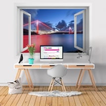 Vinile decorativo ponte Yavuz Sultan Selim 3D