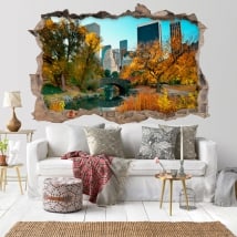 Vinili adesivi Central Park New York 3D