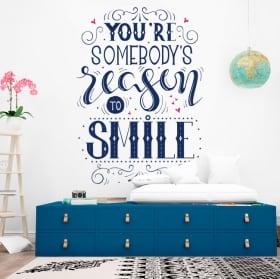 Vinile decorativo frasi d'amore in Inglese