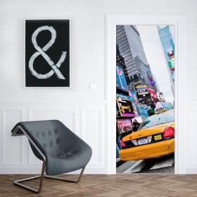 Vinile per porte taxi di New York