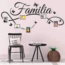 Vinile decorativo foto di famiglia