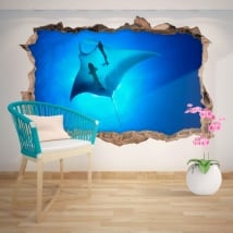 Vinile decorativo Manta 3D
