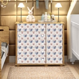 Vinile cassettiera per i bambini