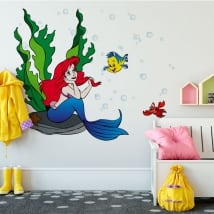 Vinile decorativo muri la sirenetta