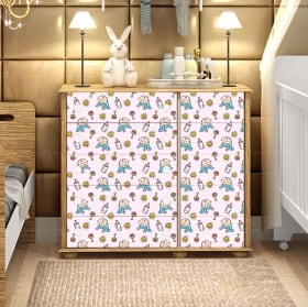 Vinile adesivo decorare i mobili per bambini