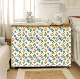 Vinili decorare le stanze dei mobili baby