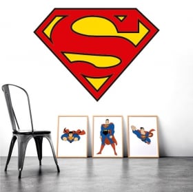 Sticker murale logo superman