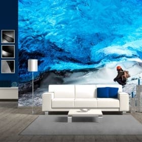 Murales in vinile ghiacciaio skaftafell