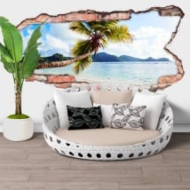 Vinili muri palma isole seychelles buco 3d