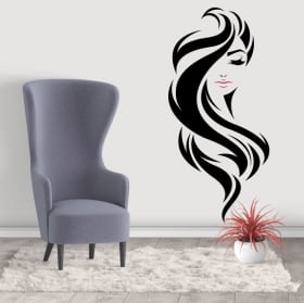 Vinile adesivo volto di donna